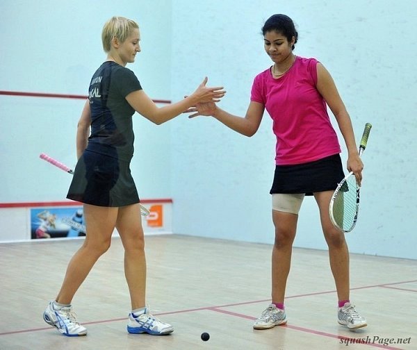 Anna Jurkin, Raneem Sharaf squash