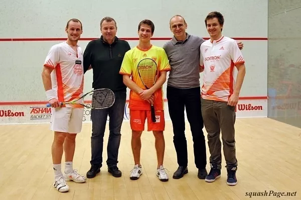 Greg Gaultier, Petr Martin, Jan Koukal squash