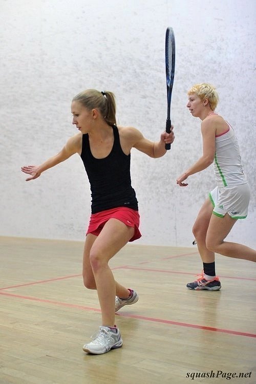 Anna Klimundová, Zuzana Kubáňová squash