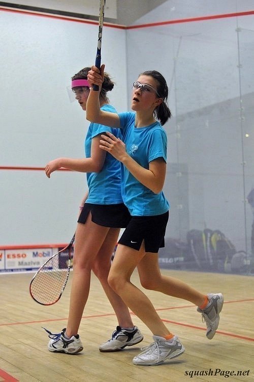 Hana Matoušková, Kristýna Fialová squash