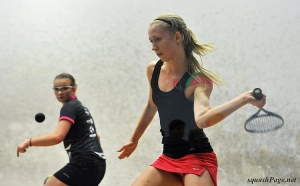 Anna Klimundová, Kristýna Fialová squash