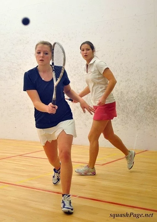 Tereza Elznicová, Michaela Martinová squash