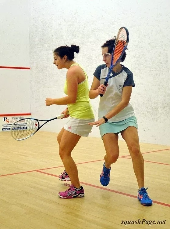 Eliška Jirásková, Tereza Svobodová squash