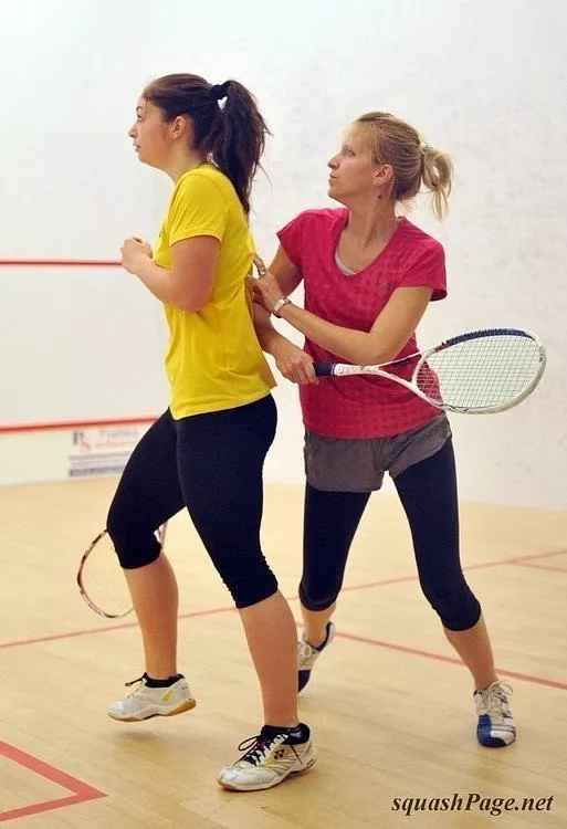 Aneta Kumstová, Veronika Koukalová squash