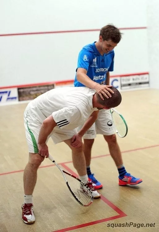 Gus Hansen, Jan Koukal squash