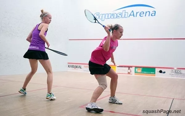 Linda Hrúziková, Anna Klimundová squash squash