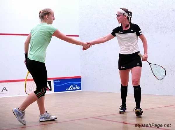 Denisa Pelešková, Eva Feřteková squash