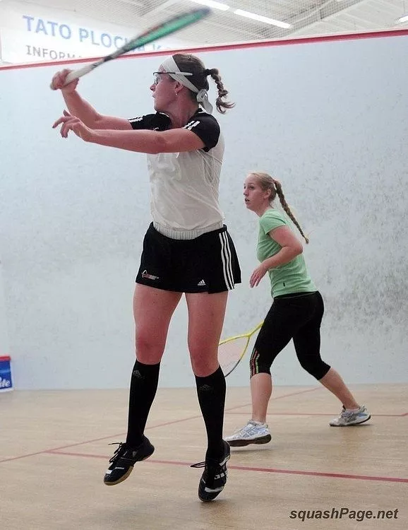 Eva Feřteková, Denisa Pelešková squash