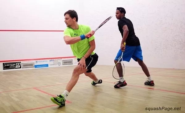 Miroslav Celler, Roshan Bharos squash