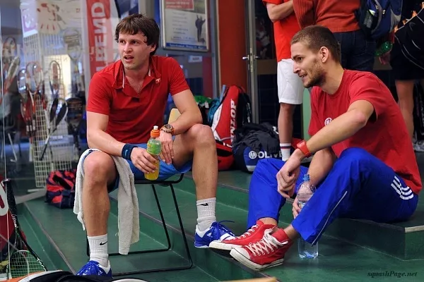 Miroslav Kolář, Michal Jadrníček squash