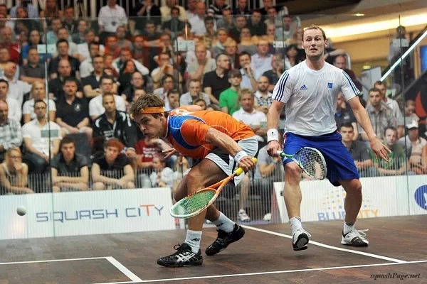 L. J. Anjema, Gregory Gaultier squash