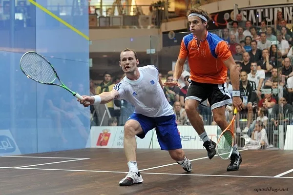 Gregory Gaultier, L. J. Anjema squash