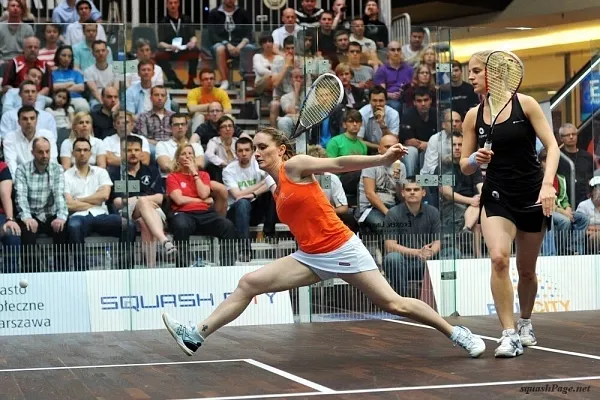 Natalie Grinham, Emma Beddoes squash