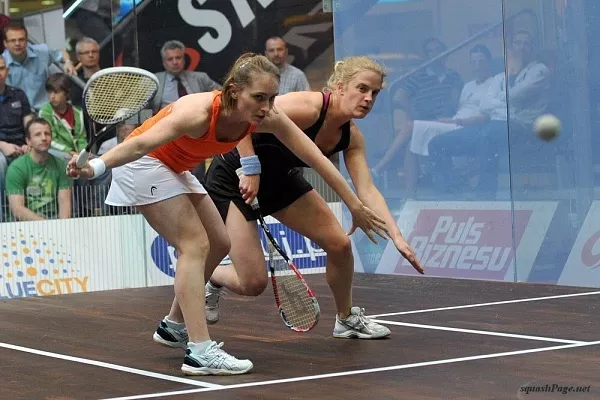 Natalie Grinham, Emma Beddoes squash