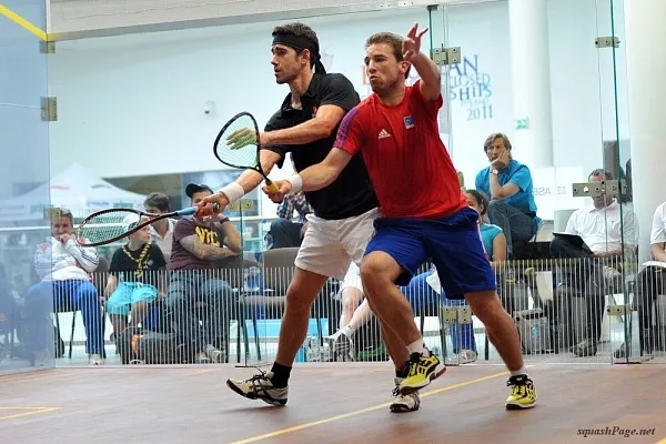 Mathieu Castagnet, Borja Golan squash