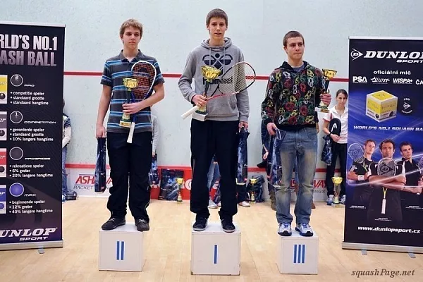 Nándor Papp, Remo Handl, Roee Avraham squash