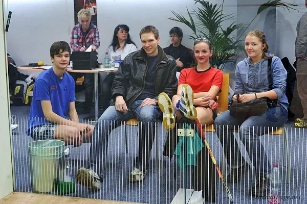 Jan Šlehofer, Petr Steiner, Klára Komínková, Tereza Elznicová squash