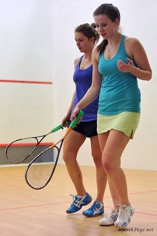 Zuzana Krejčová, Eva Vedralová squash