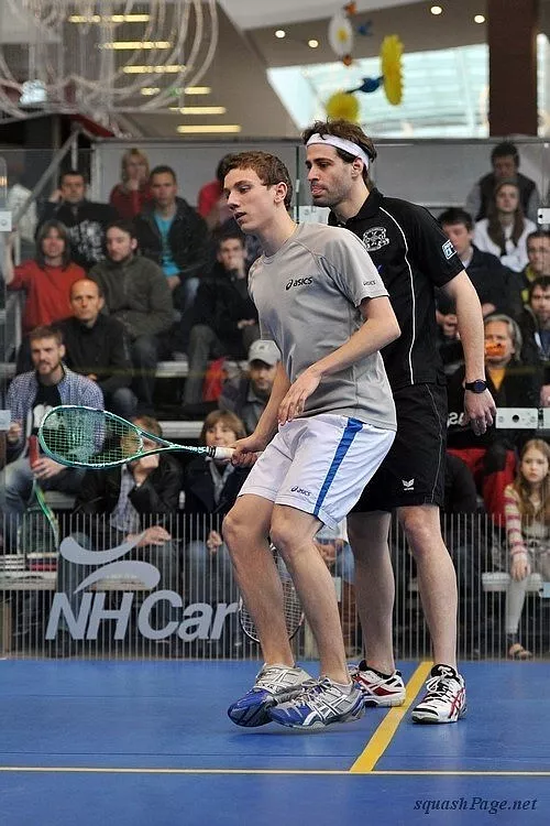 Lucas Serme, Bradley Hindle squash