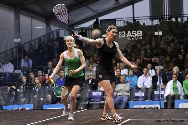 Alison Waters, Laura Mylotte squash