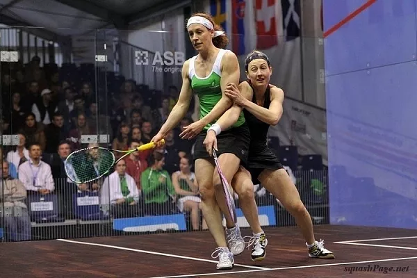 Laura Mylotte, Alison Waters squash