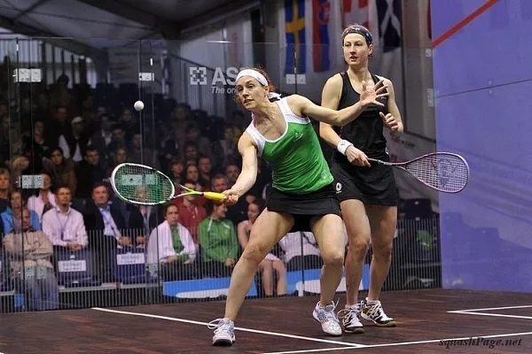 Laura Mylotte, Alison Waters squash