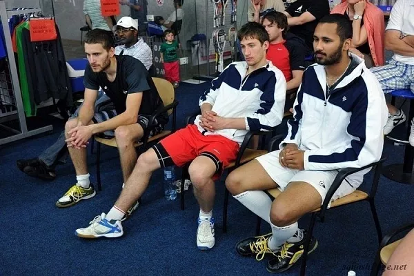 Michal Jadrníček, Ondřej Uherka, Daniel Mekbib squash