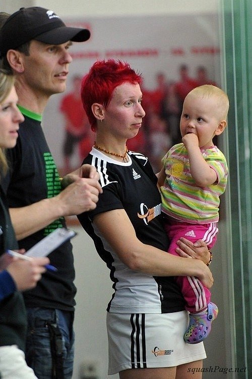 Tomáš Kubáň, Zuzana Kubáňová, Niki Kubáňová squash