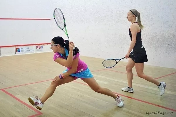 Tereza Svobodová, Anna Klimundová squash