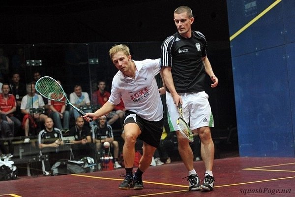 Andy Haschker, Gus Hansen squash