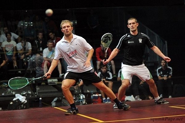 Andy Haschker, Gus Hansen squash