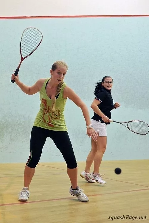 Denisa Pelešková, Tereza Svobodová squash